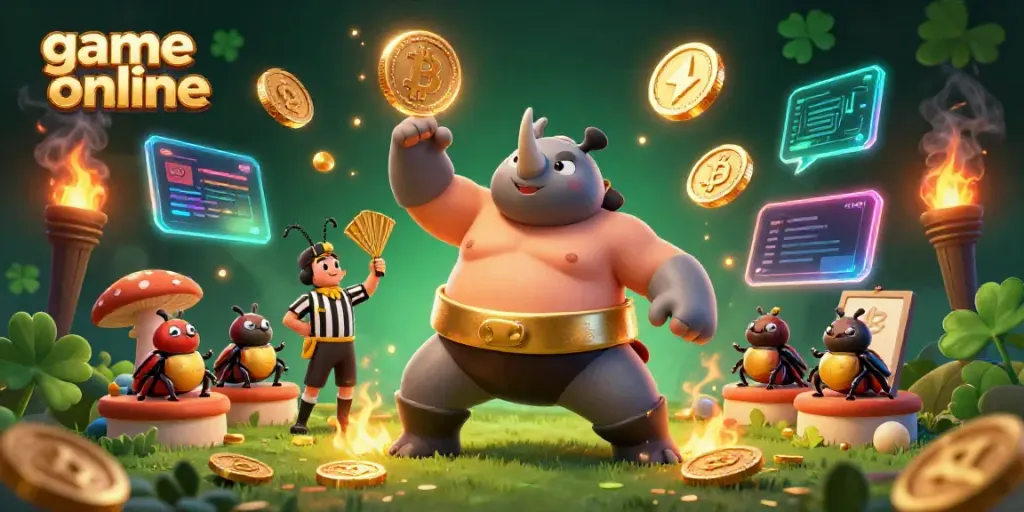 Experience the thrilling world of game online with vibrant beetle characters and dynamic casino elements!