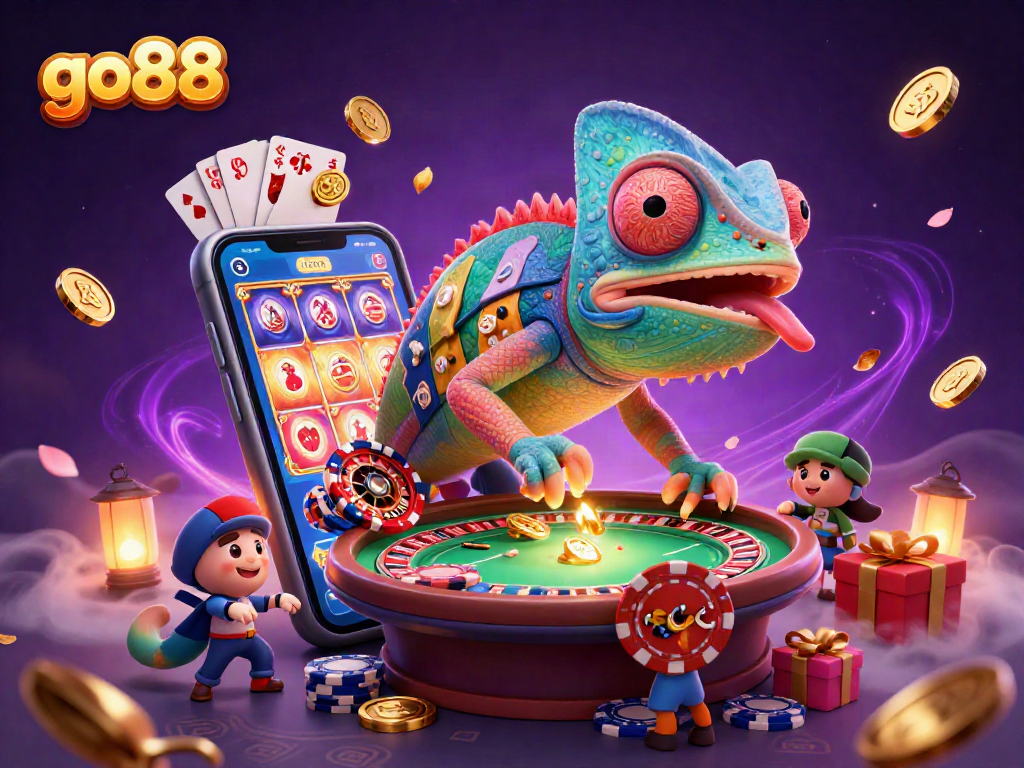 Engage with go88’s vibrant casino scene featuring dynamic games and colorful characters.
