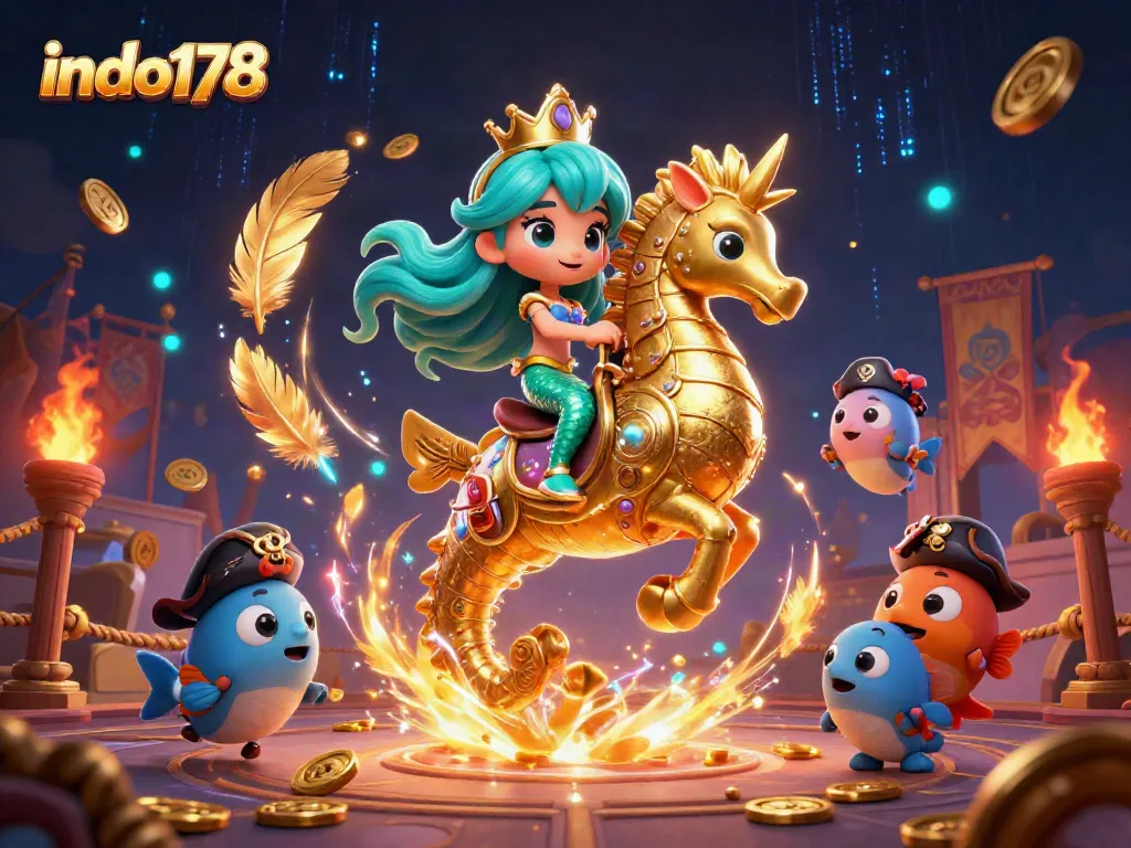 Experience the excitement at indo178 with a vibrant casino-themed illustration and dynamic characters.