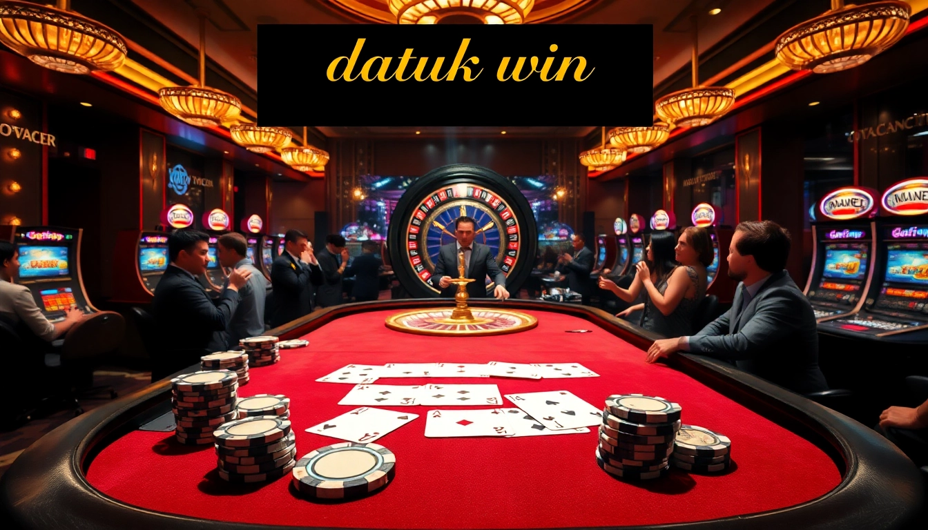 Rasakan ketegangan taruhan berisiko tinggi dengan 'Datuk Win' di meja poker kasino mewah.