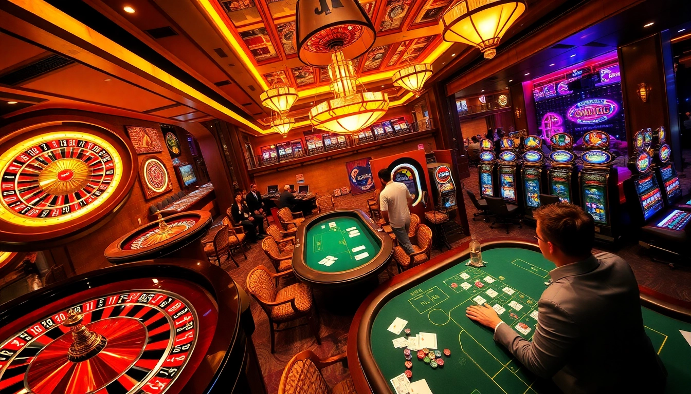 Experience high-stakes excitement with link mm88 at a vibrant casino table filled with eager players.