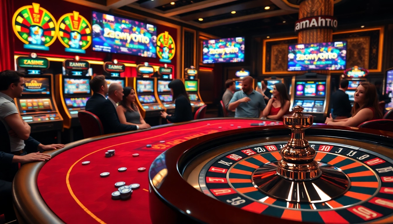 Experience the thrill of high-stakes gaming at amanahtoto with vibrant casino visuals and dynamic betting.