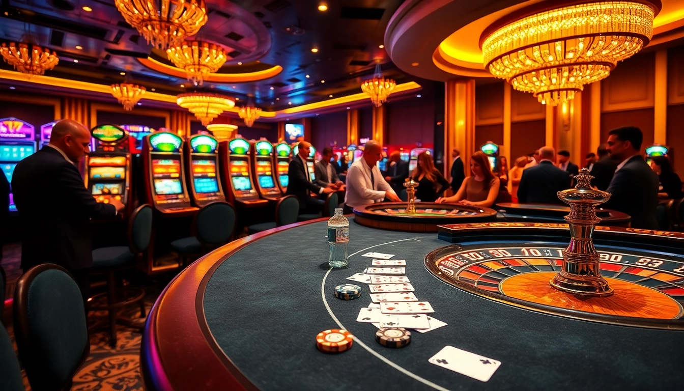 Experience the excitement of gambling in SODO's luxurious casino setting with high-stakes tables.