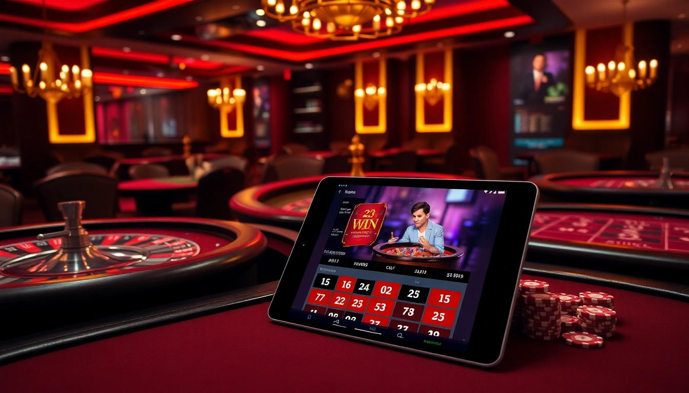 Experience the thrill of 23 win while playing elegantly at a luxurious casino.